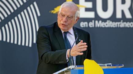 GRAF4913. ALICANTE, 06/05/2019.- El ministro de Asuntos Exteriores, Josep Borrell, interviene en la presentación del Ciclo de Conferencias sobre Europa en la Casa del Mediterráneo de Alicante. EFE/MORELL