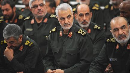 TEHRAN, IRAN - SEPTEMBER 18 : Iranian Quds Force commander Qassem Soleimani (C) attends Iranian supreme leader Ayatollah Ali Khamenei's (not seen) meeting with the Islamic Revolution Guards Corps (IRGC) in Tehran, Iran on September 18, 2016. (Ph...