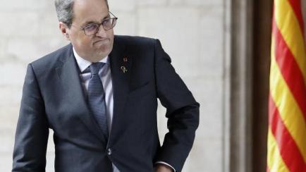 El presidente de la Generalitat, Quim Torra. EFE/ Andreu Dalmau/Archivo