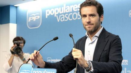 Borja Sémper, portavoz del PP en el Parlamento vasco