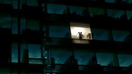 Trabajando hasta tarde