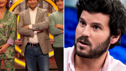 Willy Bárcenas y los jueces de 'MasterChef'.