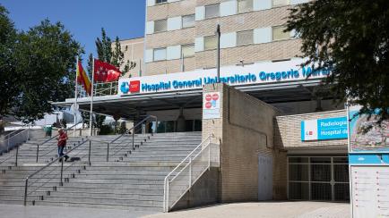 Fachada del Hospital General Universitario Gregorio Marañón, el 24 de julio de 2022, en Madrid.