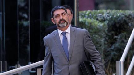 El mayor de los Mossos d'Esquadra, Josep Lluís Trapero, sale de la Audiencia tras prestar declaración como investigado por sedición ante la Fiscalía de la Audiencia Nacional 