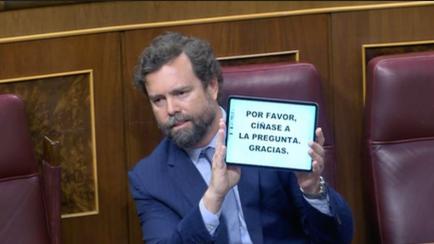 Iván Espinosa de los Monteros, este miércoles en el Congreso de los Diputados.