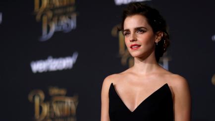 Cast member Emma Watson poses at the premiere of "Beauty and the Beast" in Los Angeles, California, U.S. March 2, 2017.   REUTERS/Mario Anzuoni