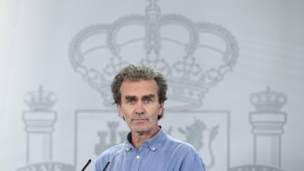 MADRID, SPAIN - JUNE 12: The director of the Coordination Center for Health Alerts and Emergencies, Fernando Simon, is seen during the press conference of the change of phase on the de-escalation on June 12, 2020 in Madrid, Spain. (Photo by EURO...