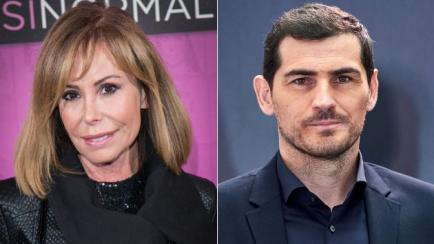La presentadora Lara Dibildos y el deportista Iker Casillas.