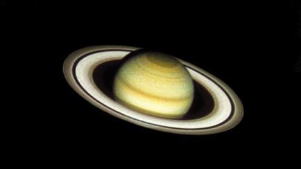 Una imagen de Saturno tomada por el telescopio Hubble
