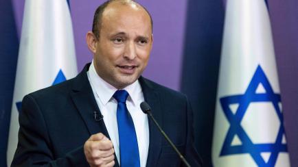 Naftali Bennett, el pasado 30 de mayo, durante una intervención en el Parlamento de Israel. 