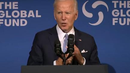 Joe Biden durante su discurso.