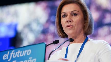 Cospedal, en un acto del PP hace años