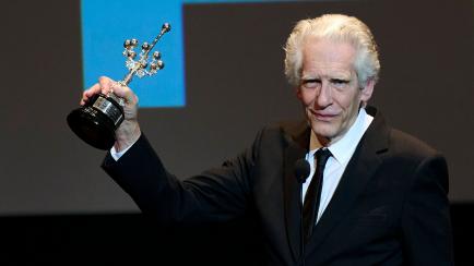 David Cronenberg recibe el Premio Donostia en el Festival de cine de San Sebastián 2022.