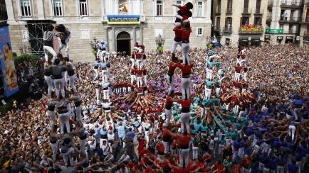 Fiestas de la Mercè en Barcelona.