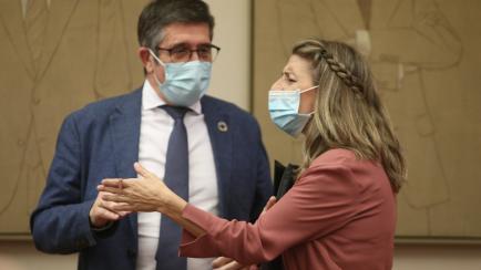 Patxi López y Yolanda Díaz.