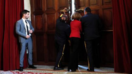 Meritxell Batet, en las jornadas de puertas abiertas del Congreso