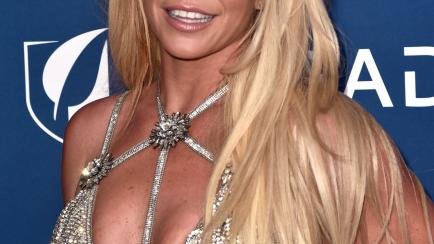 Britney Spears en la entrega de los premios GLAAD de 2018.