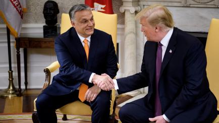 Viktor Orban y Donald Trump, en marzo de 2019 en la Casa Blanca. 