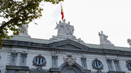 Fachada de la sede del Tribunal Supremo, en Madrid