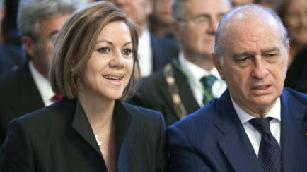 Dolores de Cospedal y Jorge Fernandez Díaz.