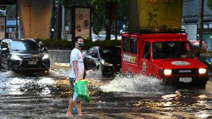 Inundaciones en Filipinas por el paso de la tormenta tropical 'Nalgae'.