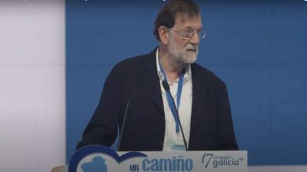 Mariano Rajoy, durante su discurso.