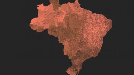 El mapa de los resultados electorales de Brasil a nivel municipal