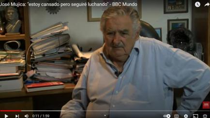 José Mujica, durante una entrevista en la BBC hace años.