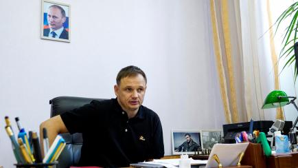 Kiril Stremousov, en su despacho en una imagen de junio de este año