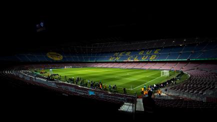 El interior del estadio Spotify Camp Nou.