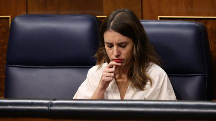 La ministra de Igualdad, Irene Montero, en el Congreso.