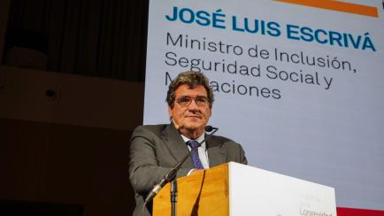 El ministro de Inclusión, Seguridad Social y Migraciones, José Luis Escrivé, en una imagen de archivo.