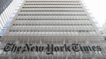 Sede del New York Times en Nueva york.