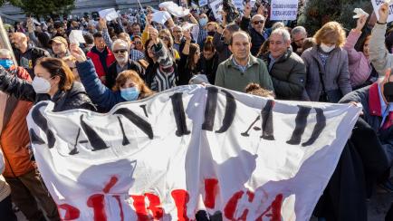 Manifestación por la sanidad en Madrid, el 13 de noviembre.