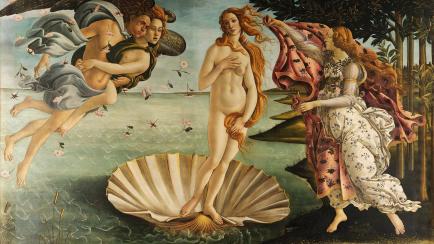'El nacimiento de Venus', de Botticelli.