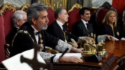 El presidente del Consejo General del Poder Judicial (CGPJ), Carlos Lesmes.