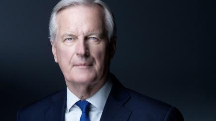 Michel Barnier, en una sesión de fotos con AFP el pasado mayo, en París. 