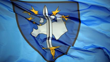 Bandera oficial de Eurocorps.