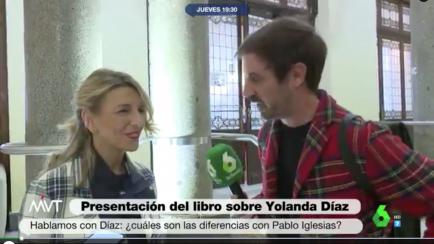 Josué Coello entrevista a Yolanda Díaz.