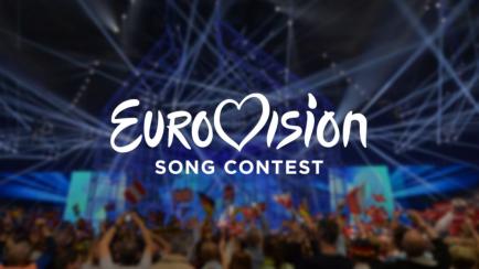 El logo de Eurovisión.