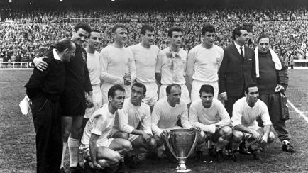 Una historia de 90 años de triunfos... aquí, en 1960, con Di Stéfano, Gento, Puskas y Miguel Muñoz como entrenador