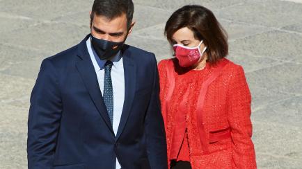 Pedro Sánchez y Margarita Robles.