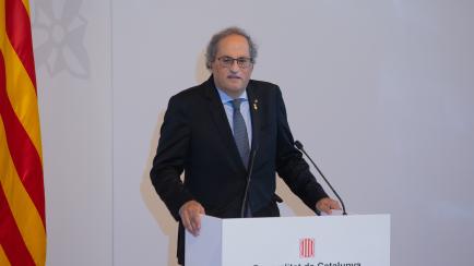 El expresidente de la Generalitat, Joaquim Torra, en una foto de archivo.