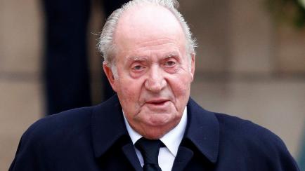El rey Juan Carlos durante el funeral del Gran Duque de Luxemburgo, en mayo de 2019.
