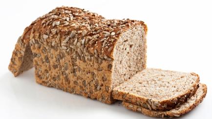 Imagen de archivo de un pan integral.