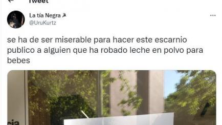 El tuit de @UruKurtz que ha dado lugar al debate en Twitter.