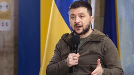 El presidente ucraniano, Volodimir Zelenksi.