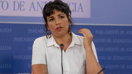 La portavoz de Adelante Andalucía, Teresa Rodríguez, en una imagen de archivo.