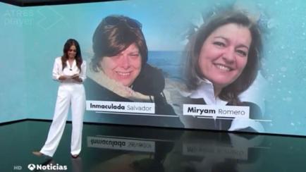 Mónica Carrillo, este domingo, en Antena 3 Noticias.