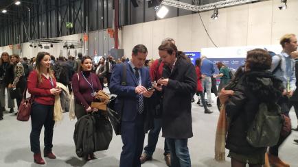Pablo Iglesias en la inauguración de la COP25
